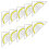10Pcs Set Square Built-in 180 Degrees Protractor Angle-B 1