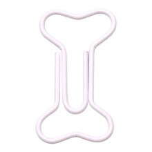 Bulk Bone Design Metal Bookmarks Clips Multipurpose-White