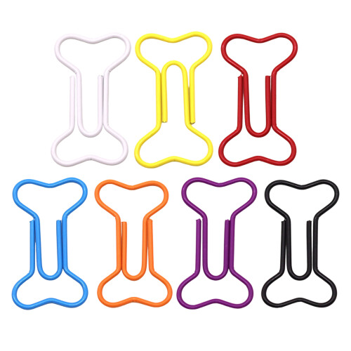 Bulk Bone Design Metal Bookmarks Clips Multipurpose-White 1
