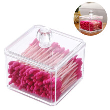 Apothecary Jars, Clear Plastic Multi-Purpose Storage Organizer, Stackable Design For Space-Saving, Transparent Dustproof Canister With Cover