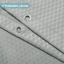 Perdea de duș tip waffle pentru baie, perdea de baie din material textil de lux pentru hotel, cu design texturat și bază ponderată, hidrofugă