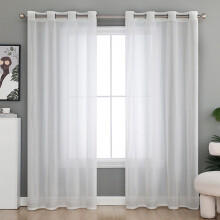 Perdele de fereastră care filtrează strălucirea luminii, perdele transparente cu design semi-transparent pentru intimitate, panouri ușoare și