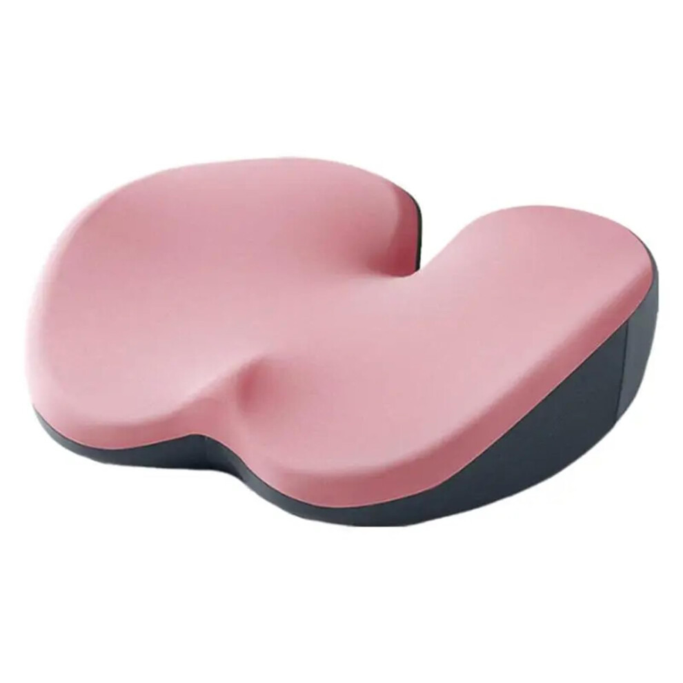 Car Seat Cushion For Short Drivers With Memory Foam, Height Boost And Back Pain Relief, Pink 9426802818475