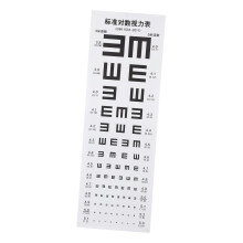 Eye Chart Visual Testing Chart Thick PVC Material Waterproof Print E Two Standards For Home School Small Hospital