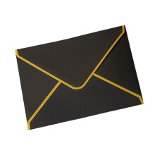 Bulk 100 Black A7 Invitation Envelopes 5x7 Foot Ponderous-Black