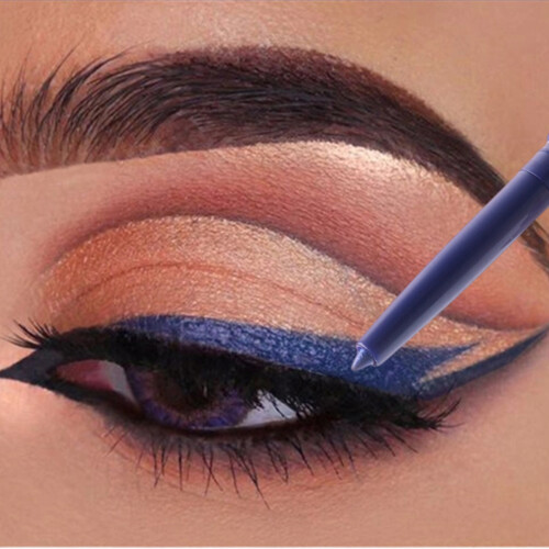 Μολύβια Eyeliner Blue Gel, Ματ Μπλε Μολύβια Eyeliner, Αδιάβροχα Eyeliner όλη μέρα, Ανθεκτικά σε