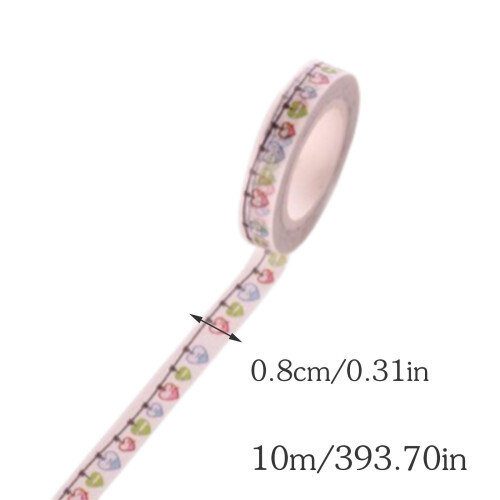 10PCs Thin Split Line Decorative Tape Tear Proof-10 20 2