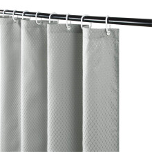 Perdea de duș tip waffle pentru baie, perdea de baie din material moale la atingere, hidrofug, cu magneți în partea de jos, design rezistent la