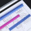 Architectural Scale Ruler Multi Color Aluminum Alloy-Blue 30cm 3