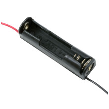 AAA Battery Holder Box with 150mm Wire Leads for Open Battery Connection, Compatible with Standard AAA Batteries