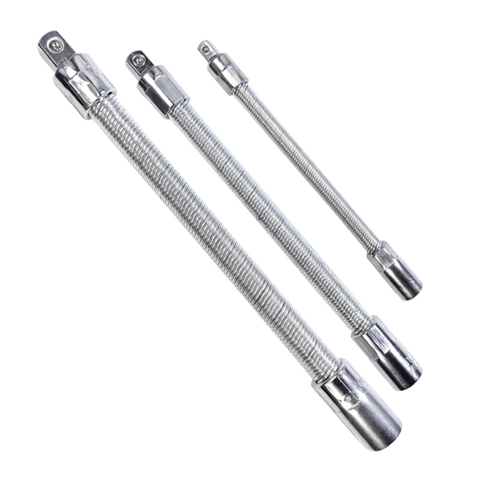 3Pcs Flexible Socket Wrench Extension Rod Set Flexible Drill Bit 7704000509367