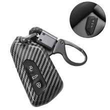 Elegante cover per telecomando, in plastica ABS con motivo in fibra di carbonio per una protezione robusta e resistente sui sistemi di accesso senza