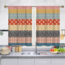 Long-Lasting Curtains for Living Room Window, High-Quality Material Borderless Digital Print Quality Fabric Drapes, Noise Reduction Window Treatments
