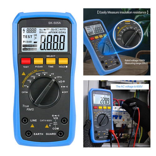Isolationswiderstandsmessgerät Digitalmultimeter mit erweiterten 1