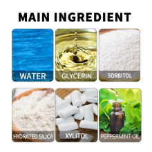 Pastă de dinți pentru albirea dinților cu tehnologie de corectare a culorii, ingrediente naturale, pastă de dinți mov pentru îndepărtarea