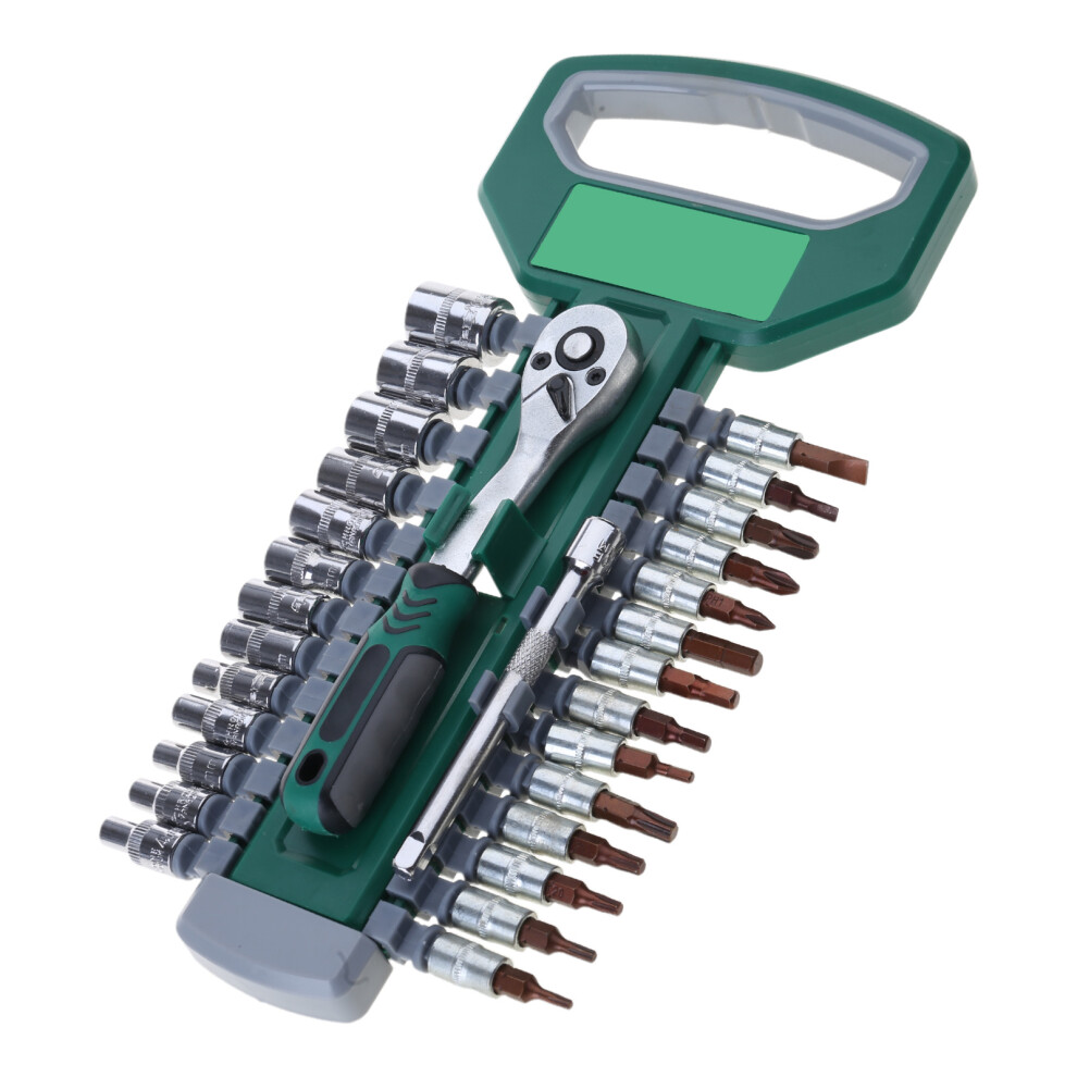 Multifunctional Ratchet Wrench Set With-1 4Inch 29Pc Set 7704000509954