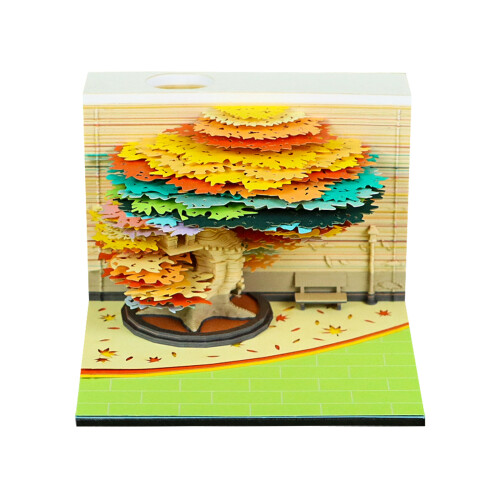 Artistic twenty twenty six Calendar With Multilayer-Autumn