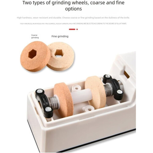 Electric Knife Sharpener, 4in1 Sharpening System for Knives and Scissors, USB Rechargeable 2