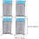4pcs Mesh Pool Floating Chair for Adults  Sturdy Replacement Net Float for Swimming Pool Relaxation 3