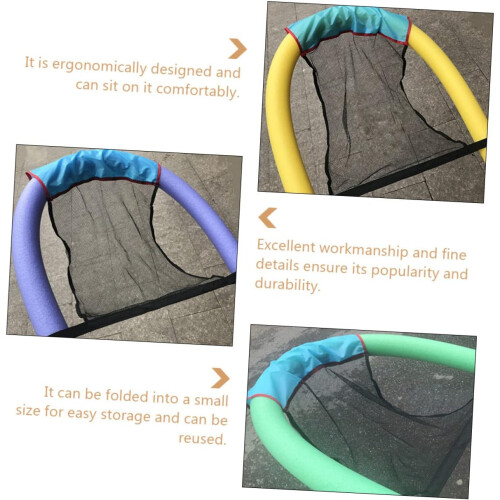 4pcs Mesh Pool Floating Chair for Adults  Sturdy Replacement Net Float for Swimming Pool Relaxation 1