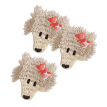 Iron On Embroidered Patch Afghan Hound Dog Applique for Jackets Bags Hats Jeans DIY Gift 3 PCS