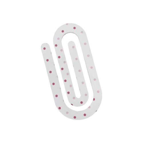10Pcs Oversized Acrylic Paper Clip Bookmarks Documents Clamp-3