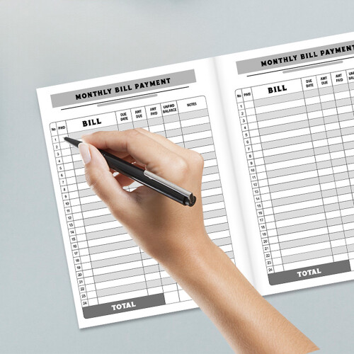 Kompaktes Budget-Tracking-Notizbuch, leichtes 1