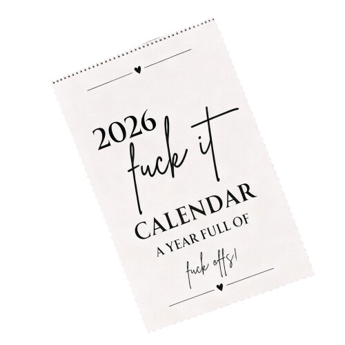 2026 Offensive Schreibtisch-Monatskalenderplaner Wandkalender