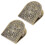 2Pcs Retro Hinweis Papier Clip Lesezeichen Seite Clips-D 1