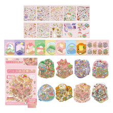 Regenbogeninsel-Szenen-Stickerbuch,-Regenbogeninsel
