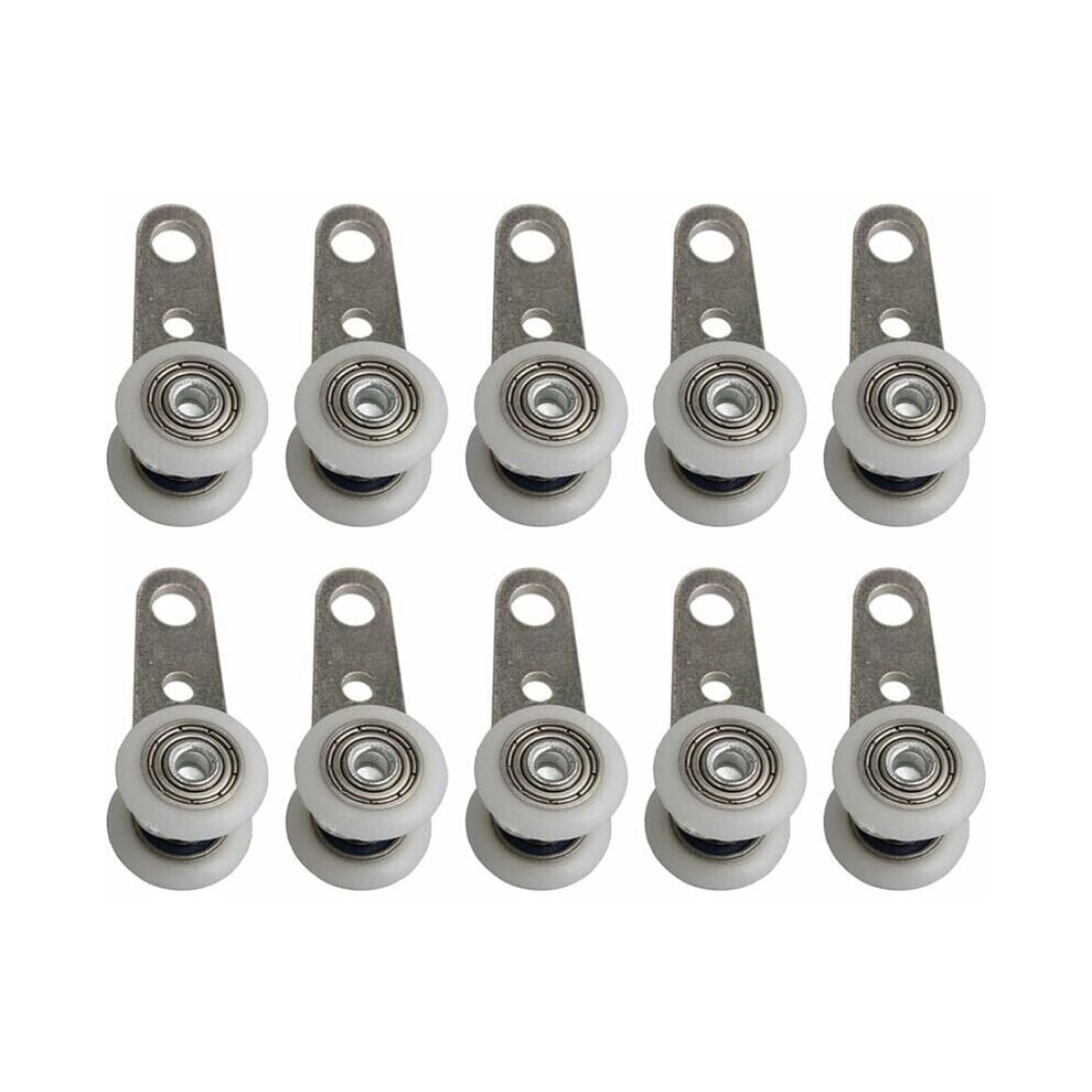 Shower Door Rollers For Seamless Smooth Glide, Fireproof And Rustproof Double Sliding Roller With Easy Installation, Ideal For Wardrobe And Cabinet Do 9454554061788