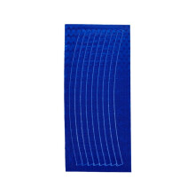 Mountainous Bicycle Steel Rim Reflective Stickers for Safety - Blue Rim Stickers Compatible with All Bike Models