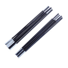 Fiberglass Tent Pole Replacement Kit TwoPiece Sections Black For MultiPerson Tents Outdoor Canopy Poles