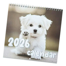 Monatlicher Wandkalender 2026, Premium-Kunstpapier-Wandkalender