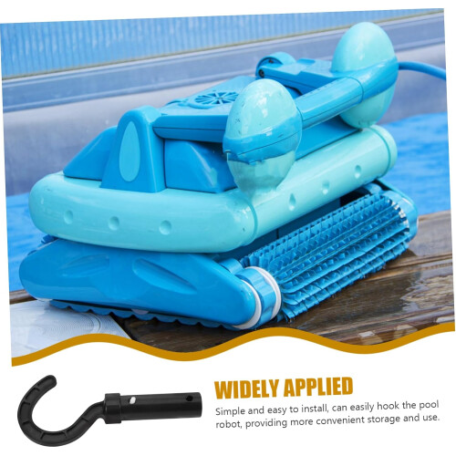 Pool Cleaner Hook for Robotic Attachment Telescopic Pole Fit Quick Install Efficient Maintenance 1