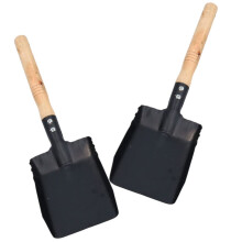 2pcs Snow Shovel and Garden Shovel Set with Replaceable Ice Scraper for Lawn and Driveway Use