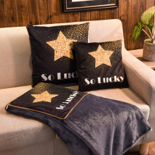 Dual Use Pillow Blanket 2 in 1 Zippered Cushion with Breathable Linen for Travel or Home 35x35