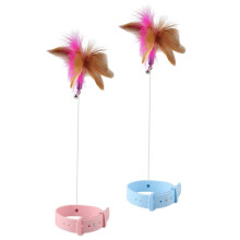 Interactive Cat Collar 2Pack With Soft Wands Safe For Indoor Cat Activates Hunting Instincts And Playtime For Kittens