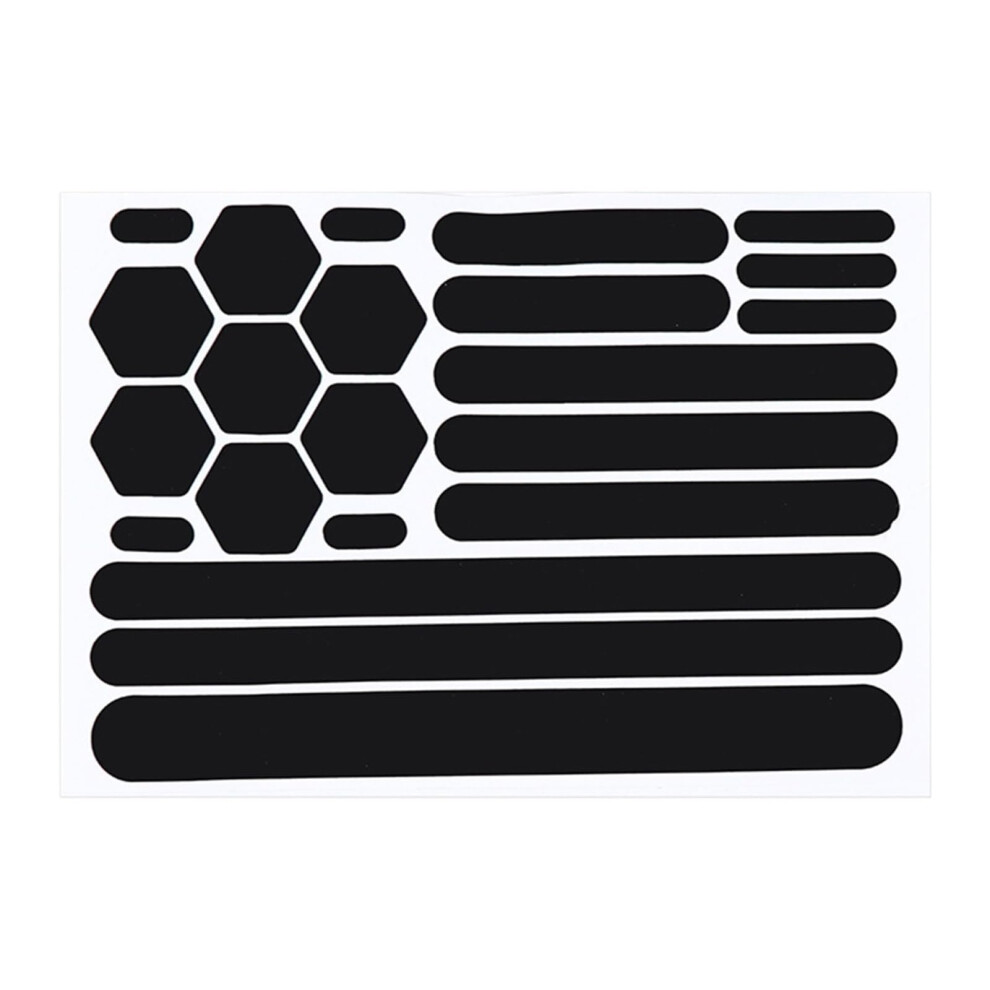 Reflective Helmet Stickers With Night Visibility, Durable Waterproof Tape For Motorcycles And Bikes 9119770710918