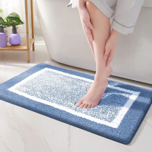 Covor de baie de lux, multifuncțional, absorbție excelentă, 50x80cm, pluș antiderapant, spălare la mașină, tehnologie unică de blocare a