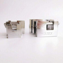 Stainless Steel Padlock 40mm Heavy Duty AntiTheft with 3 Keys for Containers Garages Outdoor