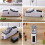 Electric Knife Sharpener with DualSided Grinding, Protective Cover, Compact Design, 1PCS 2