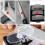 Electric Knife Sharpener with DualSided Grinding, Protective Cover, Compact Design, 1PCS 5