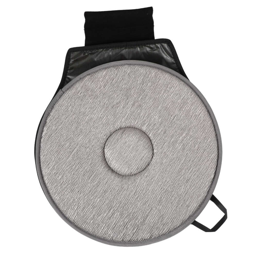 Car Swivel Seat Cushion 360 Rotating Pad for Elderly Mobility Aid with Breathable AntiSlip Base