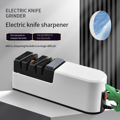 Electric Knife Sharpener 5 In 1 Knife Sharpening System With Straight Blade For Rough Sharpening And  Ref: 9193 1