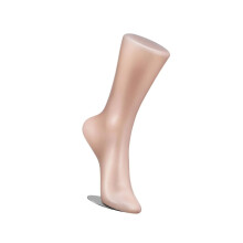 Female Foot Mannequin Display Stand For Sock-Magnet skin color
