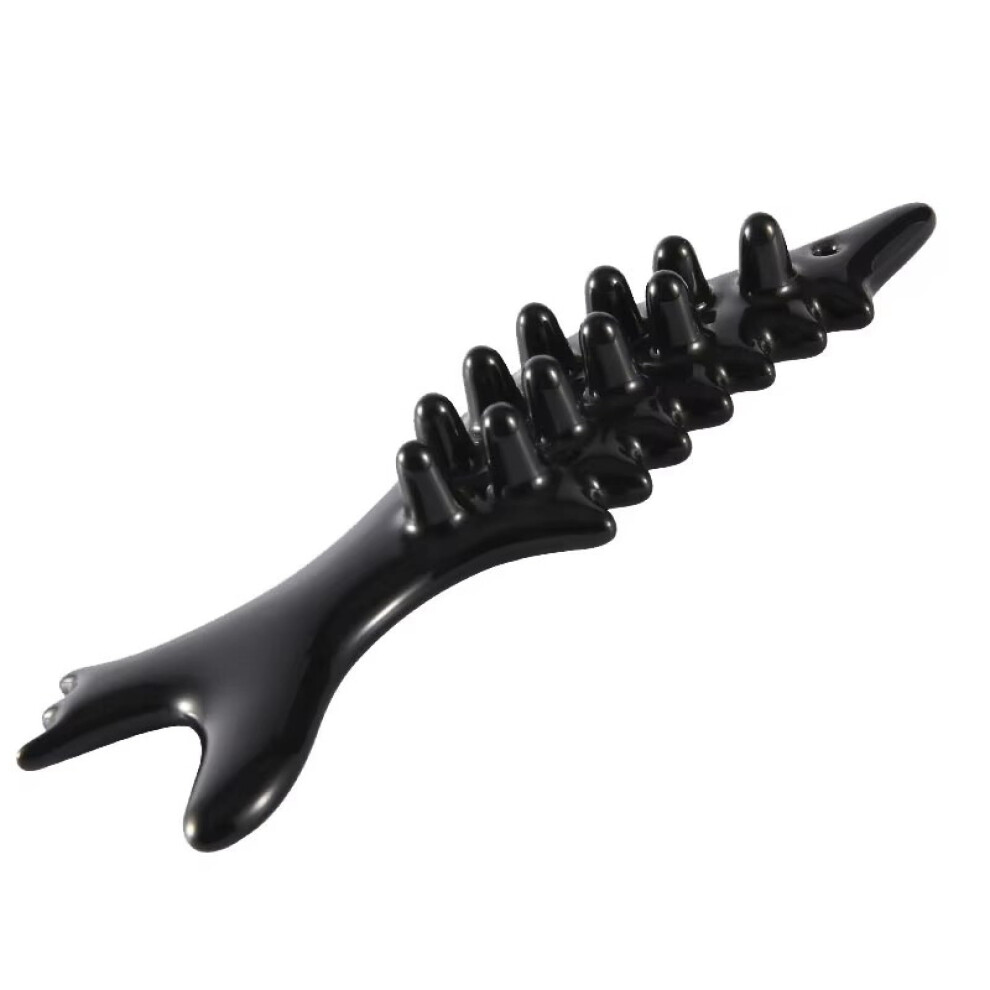 Ceramic Fish Shape Gua Sha Tool Facial Massager for Meridian Circulation and Skin Rejuvenation