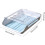 Refrigerator Holder Automatic Rolling Storage Container with Transparent Lid, Gray Drawer Tray Box for Home Use 5