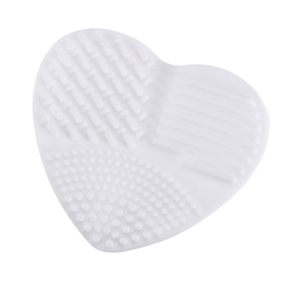 Heart Shaped Makeup Brush Cleaner Silicone Pad for Fast Deep Cleaning and Hygiene Maintenance