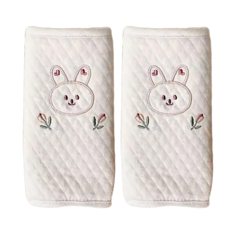Baby Pushchair Shoulder Strap Pad, Animal Pattern Car Seatbelt Protector, Comfort Cushion for Tulip Bunny Strollers